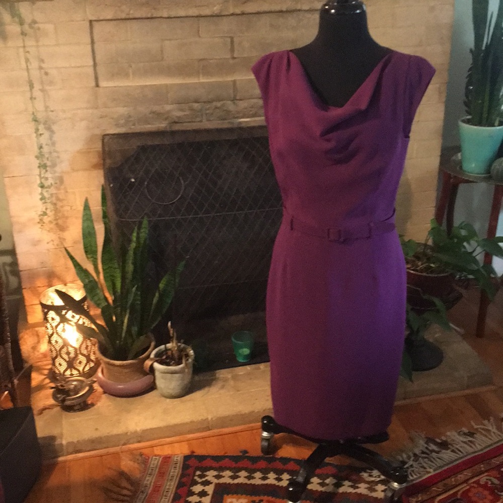 Purple Pencil dress